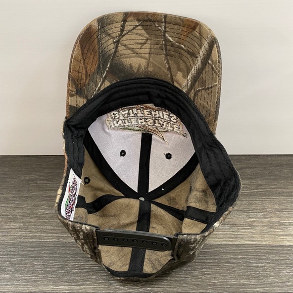Vintage Interstate Batteries RealTree Hardwood Camouflage Camo Snapback Hat Cap - Picture 8 of 9